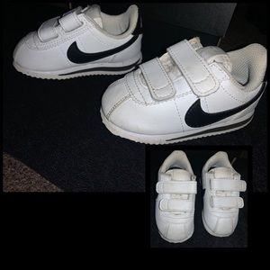 Toddler White Nike Cortez